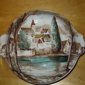 Johnson Brothers Dream Town Covered Oval Serving Casserole Dish Taureen Vintage